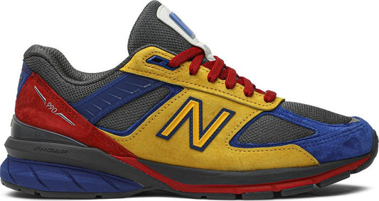 נעלי סניקרס EAT x Shoe City x 990v5 Made in USA של המותג ניו באלאנס בצבע צבעוני עשויות 