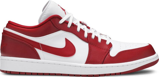 נעלי סניקרס Air Jordan 1 Low 'Gym Red' של המותג נייקי בצבע אָדוֹם עשויות 