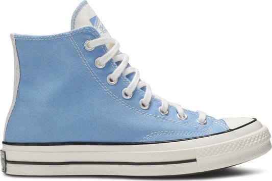 נעלי סניקרס Chuck 70 Hi 'Blue Coast' של המותג קונברס אולסטאר בצבע כְּחוֹל עשויות בַּד