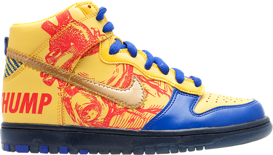 נעלי סניקרס Dunk High Pro SB BG 'Doernbecher' של המותג נייקי בצבע צהוב עשויות 