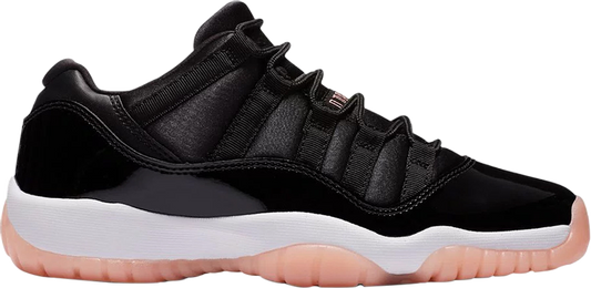 נעלי סניקרס Air Jordan 11 Retro Low PS 'Bleached Coral' של המותג נייקי בצבע שָׁחוֹר עשויות 