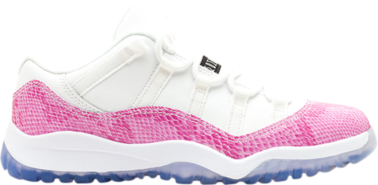 נעלי סניקרס Jordan 11 Retro Low PS 'Snake' של המותג נייקי בצבע לבן עשויות 