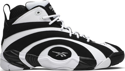 נעלי סניקרס Shaqnosis OG Retro 'Black White' 2020 של המותג ריבוק בצבע שָׁחוֹר עשויות 