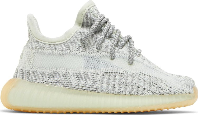 נעלי סניקרס Yeezy Boost 350 V2 Infant 'Yeshaya' של המותג אדידס בצבע אפור עשויות ניילון פוליאסטר Primeknit