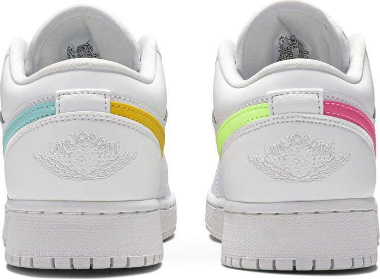 Air Jordan 1 Low GS 'White Neon'