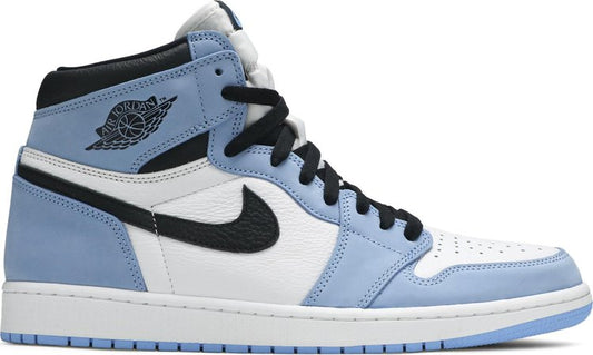 נעלי סניקרס Air Jordan 1 Retro High OG 'University Blue' של המותג נייקי בצבע כְּחוֹל עשויות 