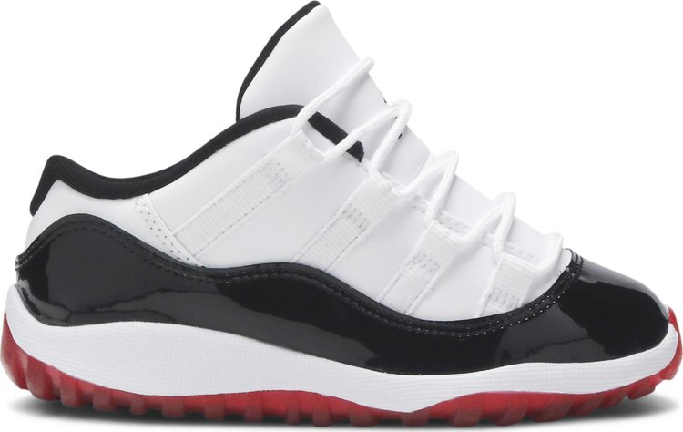 נעלי סניקרס Air Jordan 11 Retro Low TD 'Concord-Bred' של המותג נייקי בצבע לבן עשויות 