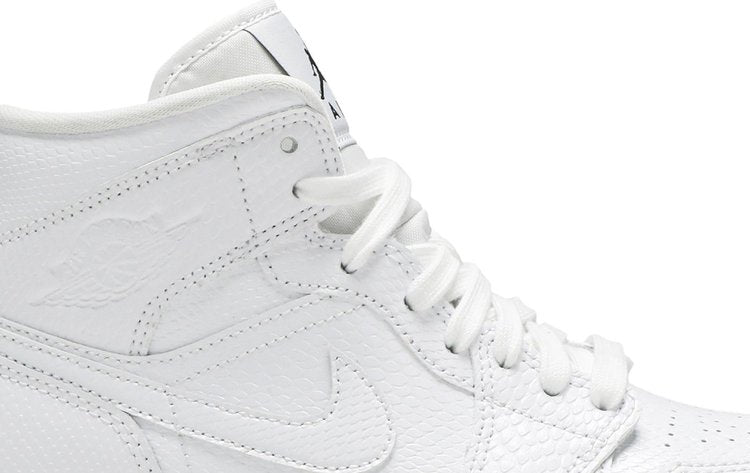 Wmns Air Jordan 1 Mid 'White Snakeskin'