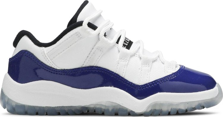 נעלי סניקרס Air Jordan 11 Retro Low GG 'Concord Sketch' של המותג נייקי בצבע סָגוֹל עשויות עור פטנט