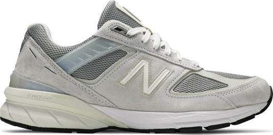 נעלי סניקרס 990v5 Made In USA 'Nimbus Cloud Silver' של המותג ניו באלאנס בצבע אפור עשויות 