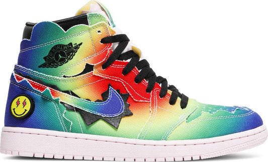 נעלי סניקרס J. Balvin x Air Jordan 1 Retro OG High 'Colores Y Vibras' של המותג נייקי בצבע צבעוני עשויות 