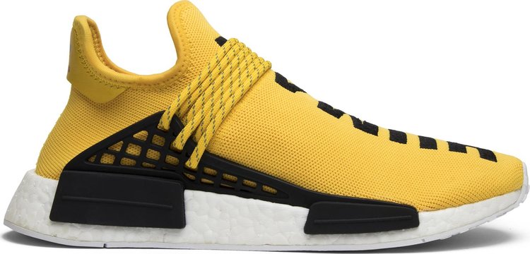 נעלי סניקרס Pharrell x NMD Human Race 'Yellow' של המותג אדידס בצבע צהוב עשויות 