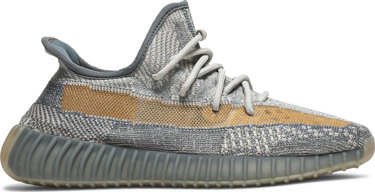 נעלי סניקרס Yeezy Boost 350 V2 'Israfil' של המותג אדידס בצבע אפור עשויות ניילון פוליאסטר Primeknit