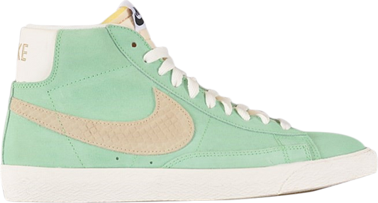 נעלי סניקרס Blazer Mid Premium Vintage 'Ice Cream Pack' של המותג נייקי בצבע ירוק עשויות 