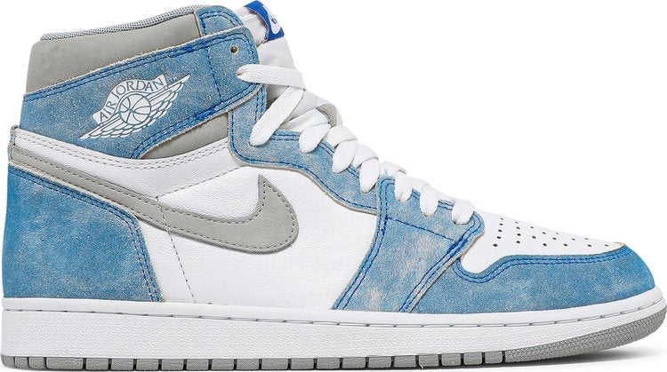 נעלי סניקרס Air Jordan 1 Retro High OG 'Hyper Royal' של המותג נייקי בצבע כְּחוֹל עשויות עור (זמש)