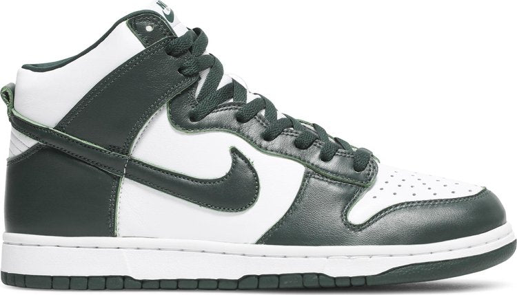 נעלי סניקרס Dunk High SP 'Spartan Green' של המותג נייקי בצבע ירוק עשויות עוֹר