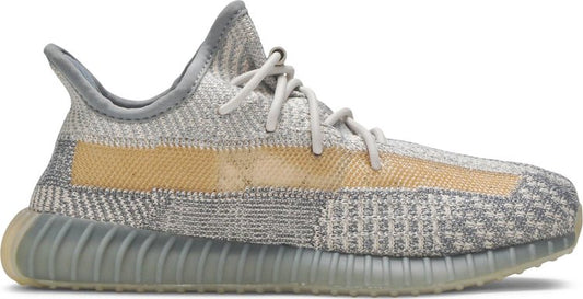 נעלי סניקרס Yeezy Boost 350 V2 Kids 'Israfil' של המותג אדידס בצבע אפור עשויות ניילון פוליאסטר Primeknit