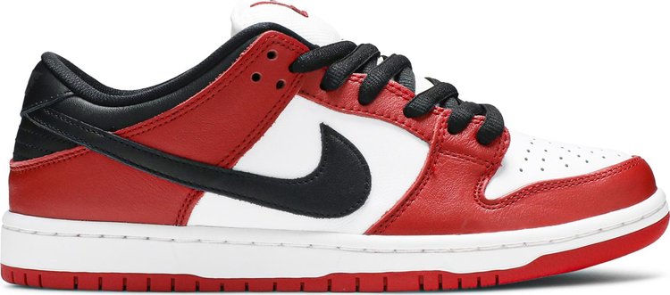 נעלי סניקרס Dunk Low SB 'J-Pack Chicago' של המותג נייקי בצבע אָדוֹם עשויות 