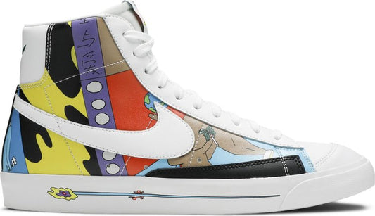 נעלי סניקרס Ruohan Wang x Blazer Mid ’77 Flyleather של המותג נייקי בצבע צבעוני עשויות עוֹר