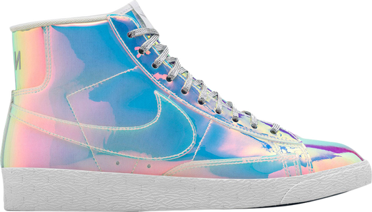 נעלי סניקרס Wmns Blazer Mid Prm Qs 'Iridescent' של המותג נייקי בצבע צבעוני עשויות 