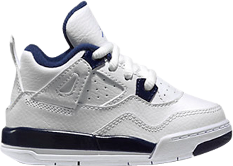 נעלי סניקרס Air Jordan 4 Retro LS BT 'Legend Blue' של המותג נייקי בצבע לבן עשויות 