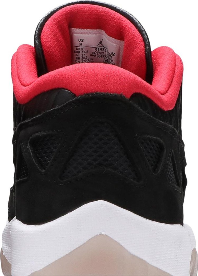 Air Jordan 11 Retro Low IE 'Bred' 2021