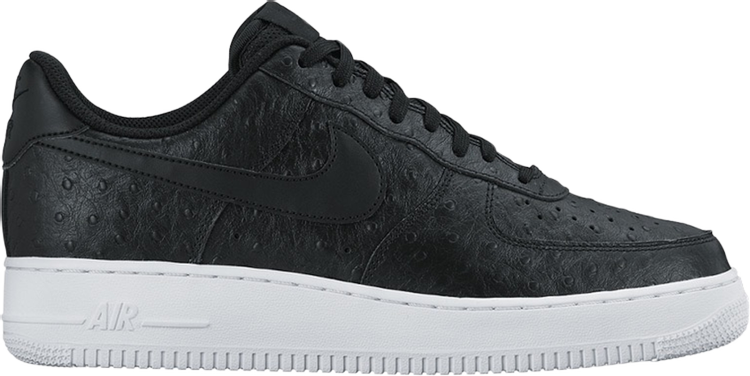 נעלי סניקרס Air Force 1 Low '07 LV8 'Black' של המותג נייקי בצבע שָׁחוֹר עשויות 