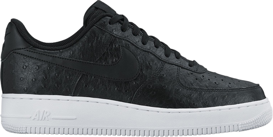 נעלי סניקרס Air Force 1 Low '07 LV8 'Black' של המותג נייקי בצבע שָׁחוֹר עשויות 