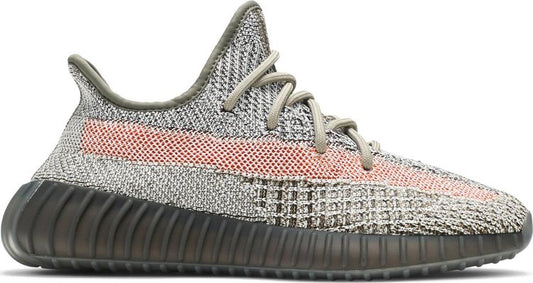 נעלי סניקרס Yeezy Boost 350 V2 'Ash Stone' של המותג אדידס בצבע אפור עשויות ניילון פוליאסטר Primeknit