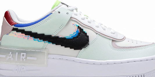 Wmns Air Force 1 Shadow SE 'Pixel Swoosh - Barely Green'