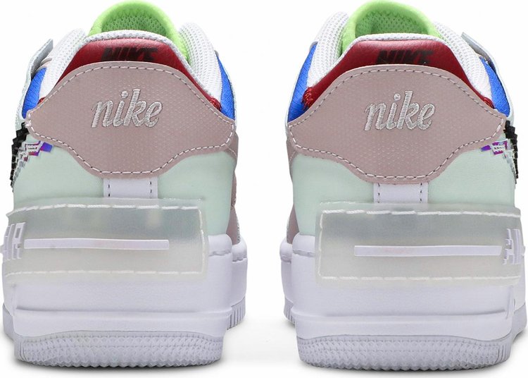 Wmns Air Force One Shadow SE ' Pixel Swoosh-Green '