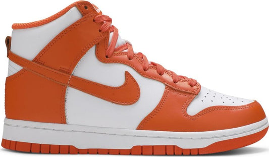 נעלי סניקרס Wmns Dunk High 'Syracuse' 2021 של המותג נייקי בצבע כתום עשויות עוֹר
