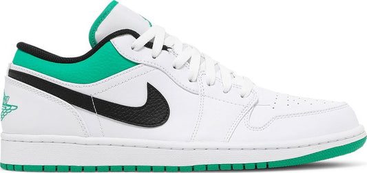 נעלי סניקרס Air Jordan 1 Low 'White Lucky Green' של המותג נייקי בצבע לבן עשויות 