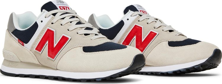 574 'Beige Red Blue'