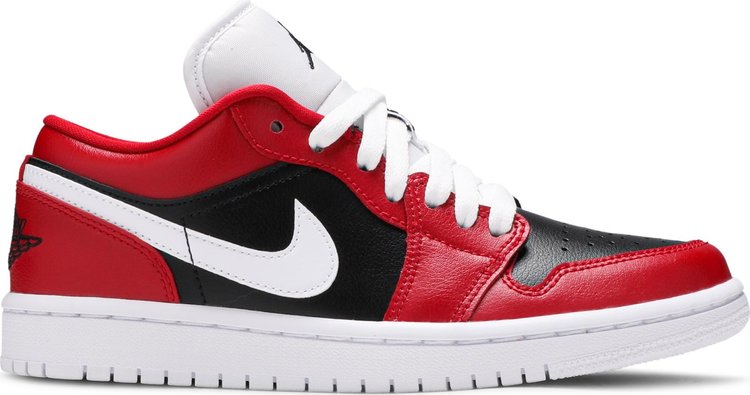 נעלי סניקרס Wmns Air Jordan 1 Low 'Chicago Flip' של המותג נייקי בצבע אָדוֹם עשויות 
