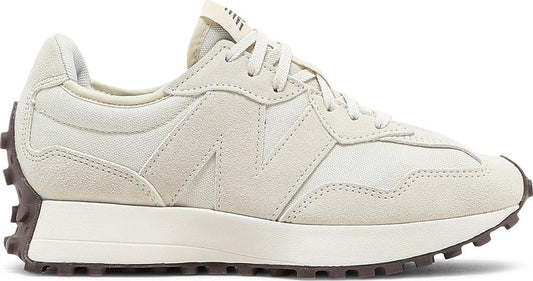 נעלי סניקרס Wmns 327 'Beige Sea Salt' של המותג ניו באלאנס בצבע קרם עשויות ניילון