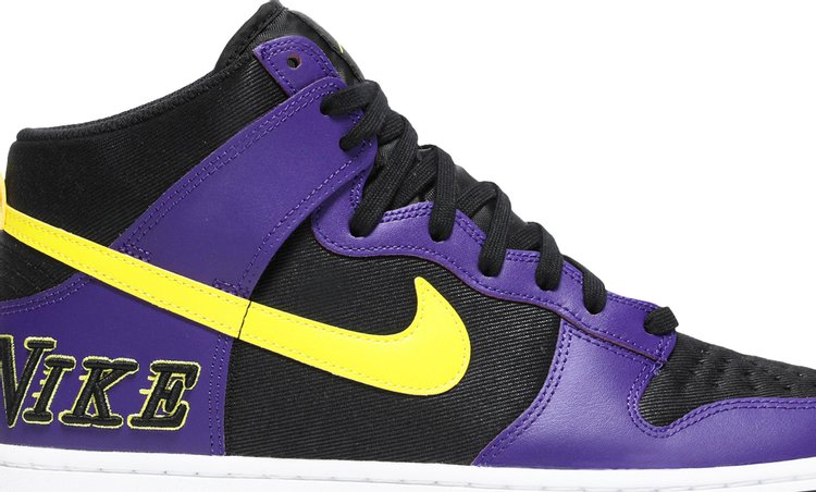 Dunk High Premium EMB 'Lakers'