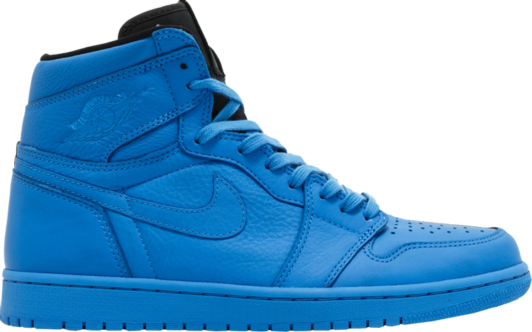 נעלי סניקרס Air Jordan 1 Retro High OG 'Quai 54' Friends and Family Sample של המותג נייקי בצבע שָׁחוֹר עשויות עוֹר