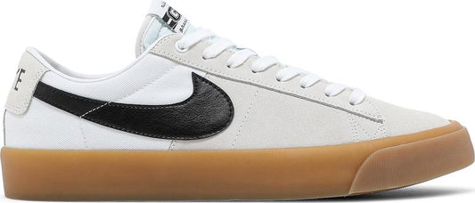 נעלי סניקרס Zoom Blazer Low Pro GT SB 'White Gum' של המותג נייקי בצבע לבן עשויות עור (זמש)