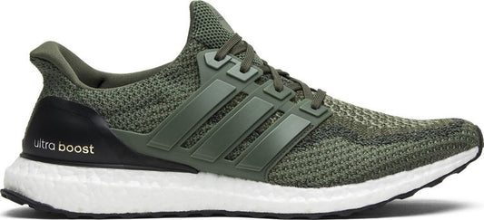נעלי סניקרס UltraBoost 2.0 'Olive' של המותג אדידס בצבע ירוק עשויות 