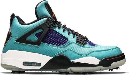 נעלי סניקרס Air Jordan 4 Golf NRG 'Torrey Pines' של המותג נייקי בצבע ירוק-כחול/טורקיז עשויות ריפסטופ