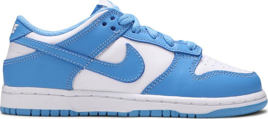 נעלי סניקרס Dunk Low PS 'University Blue' של המותג נייקי בצבע כְּחוֹל עשויות עוֹר