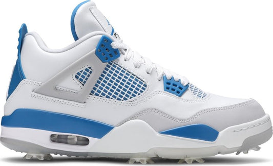 נעלי סניקרס Air Jordan 4 Golf 'Military Blue' של המותג נייקי בצבע כְּחוֹל עשויות עוֹר