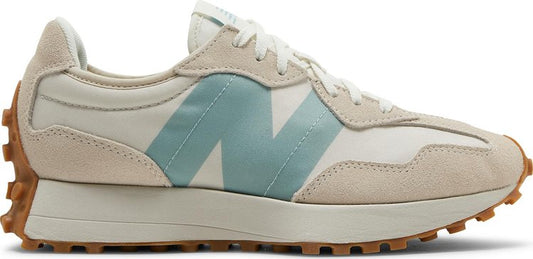נעלי סניקרס Wmns 327 'Moonbeam Storm Blue' של המותג ניו באלאנס בצבע קרם עשויות עור (זמש)