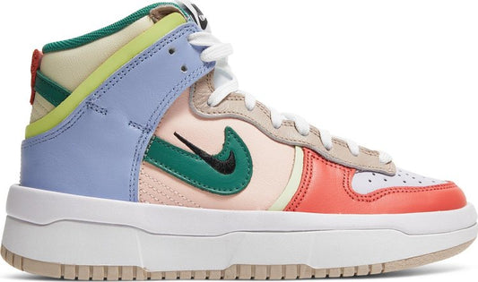 נעלי סניקרס Wmns Dunk High Rebel 'Cashmere Coral' של המותג נייקי בצבע צבעוני עשויות עוֹר