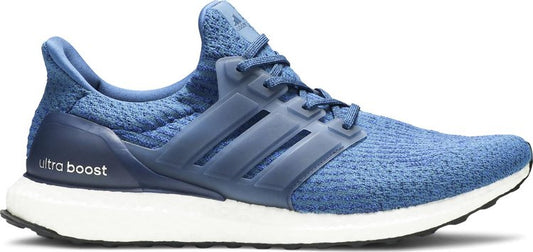 נעלי סניקרס UltraBoost 3.0 'Core Blue' של המותג אדידס בצבע כְּחוֹל עשויות ניילון פוליאסטר Primeknit