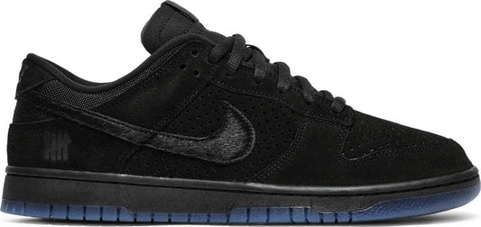 נעלי סניקרס Undefeated x Dunk Low 'Dunk vs AF1' של המותג נייקי בצבע שָׁחוֹר עשויות עור (זמש)