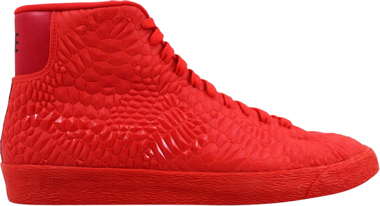 נעלי סניקרס Wmns Blazer Mid DMB 'Bright Crimson' של המותג נייקי בצבע אָדוֹם עשויות 