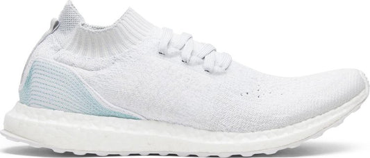 נעלי סניקרס Parley x UltraBoost Uncaged 'Recycled' של המותג אדידס בצבע לבן עשויות ניילון פוליאסטר Primeknit