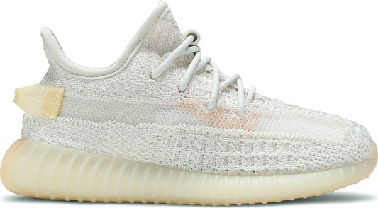 נעלי סניקרס Yeezy Boost 350 V2 Infants 'Light' של המותג אדידס בצבע לבן עשויות ניילון פוליאסטר Primeknit